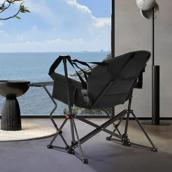 450lbs Heavy-Duty Swing Hammock Chair – Portable with Pedal, Perfect for Camping & Outdoor Trips