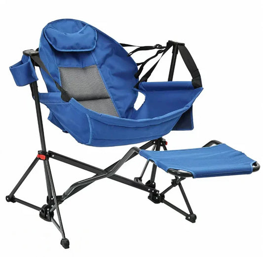 450lbs Heavy-Duty Swing Hammock Chair – Portable with Pedal, Perfect for Camping & Outdoor Trips